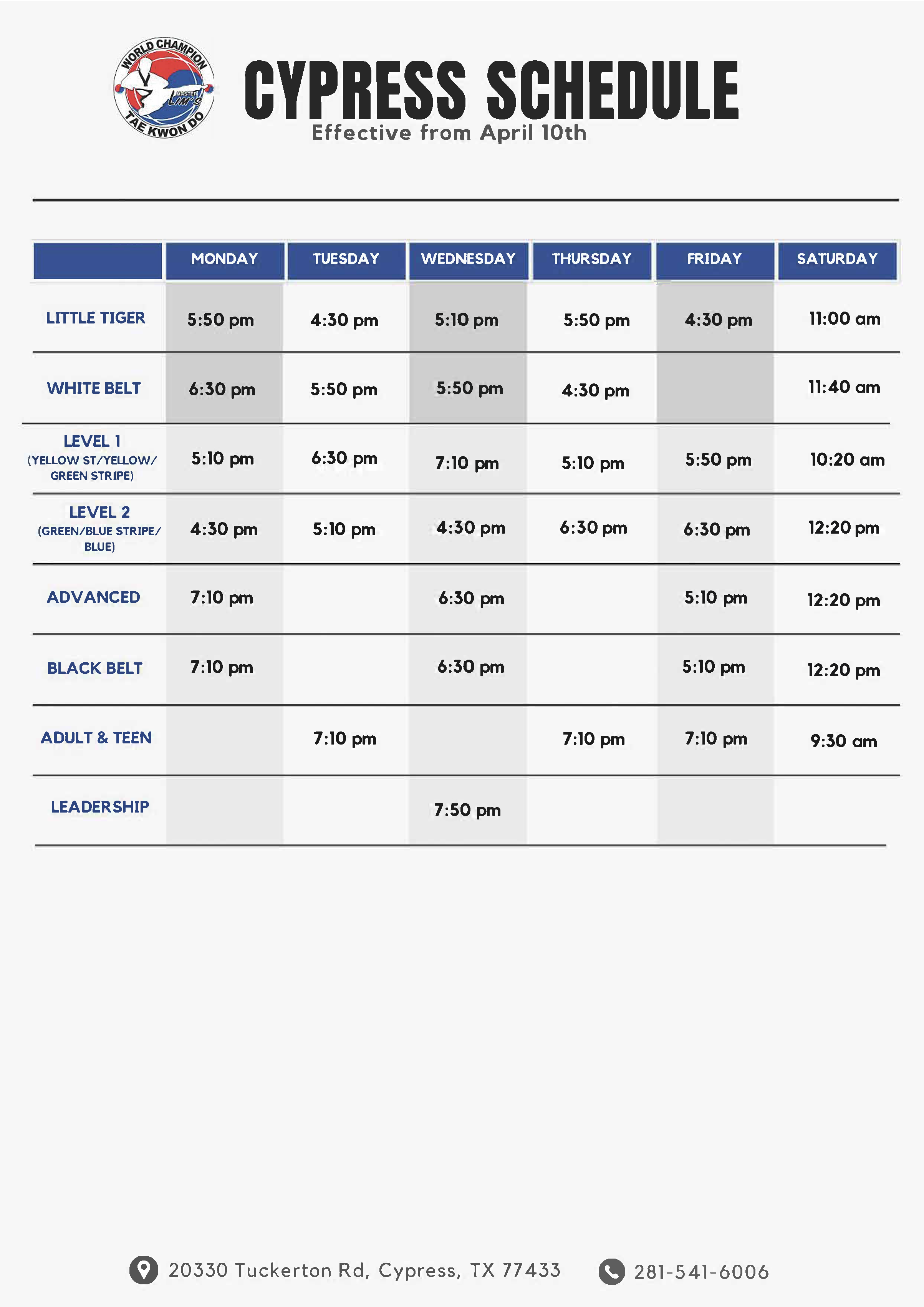 CP New Schedule April 10th 수정본